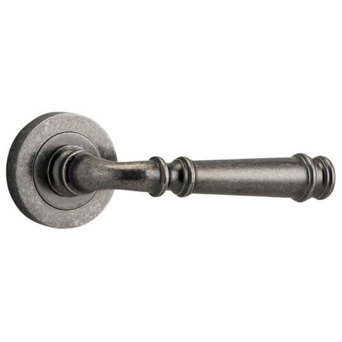 Lever on Round Rose Set Only