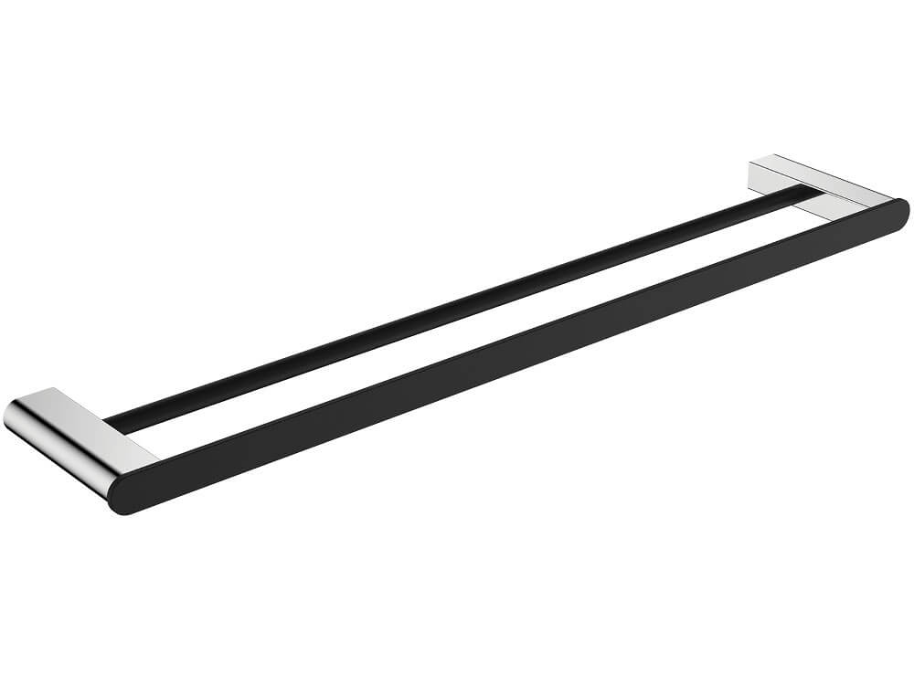 Lincoln Mixed Finish Double Towel Rail