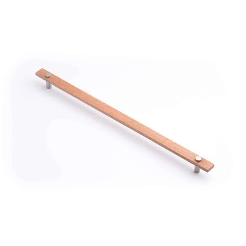 Tasmanian Oak with Satin Chrome