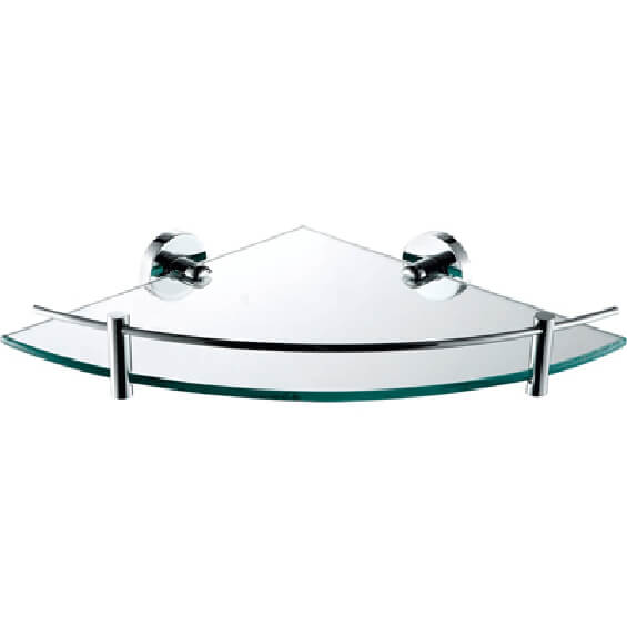 Michelle Glass Corner Shelf