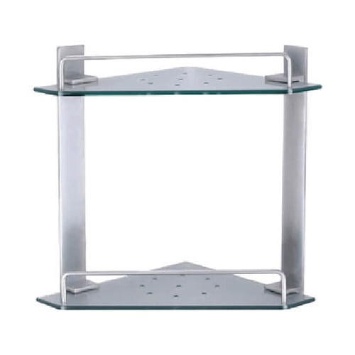 Modena Glass Corner Shower Shelf