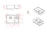 Modern National MS207B Stainless Steel 1 & a Half Double Bowl Sink gallery image