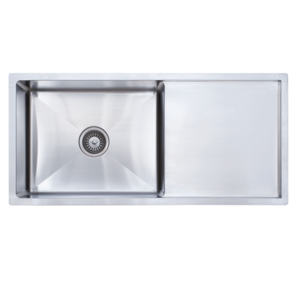 Modern National MS209B Stainless Steel Single Bowl Sink With Drainer