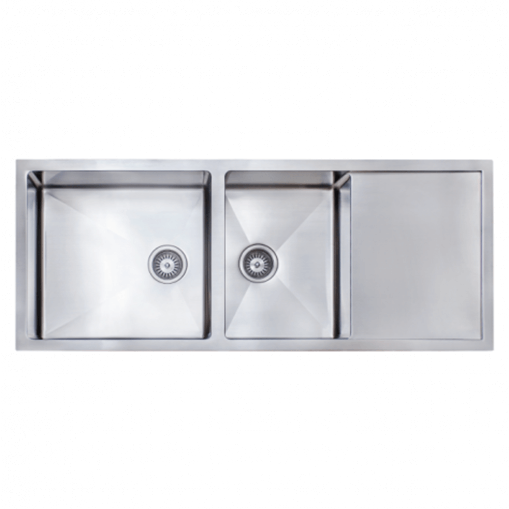 Modern National MS301B Stainless Steel 1 &amp; A Half Bowl Sink With Drainer