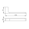 Nero Astra Hand Towel Rail gallery image