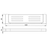 Nero Astra Metal Shower Shelf gallery image