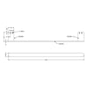 Nero Bianca Hand Towel Rail gallery image