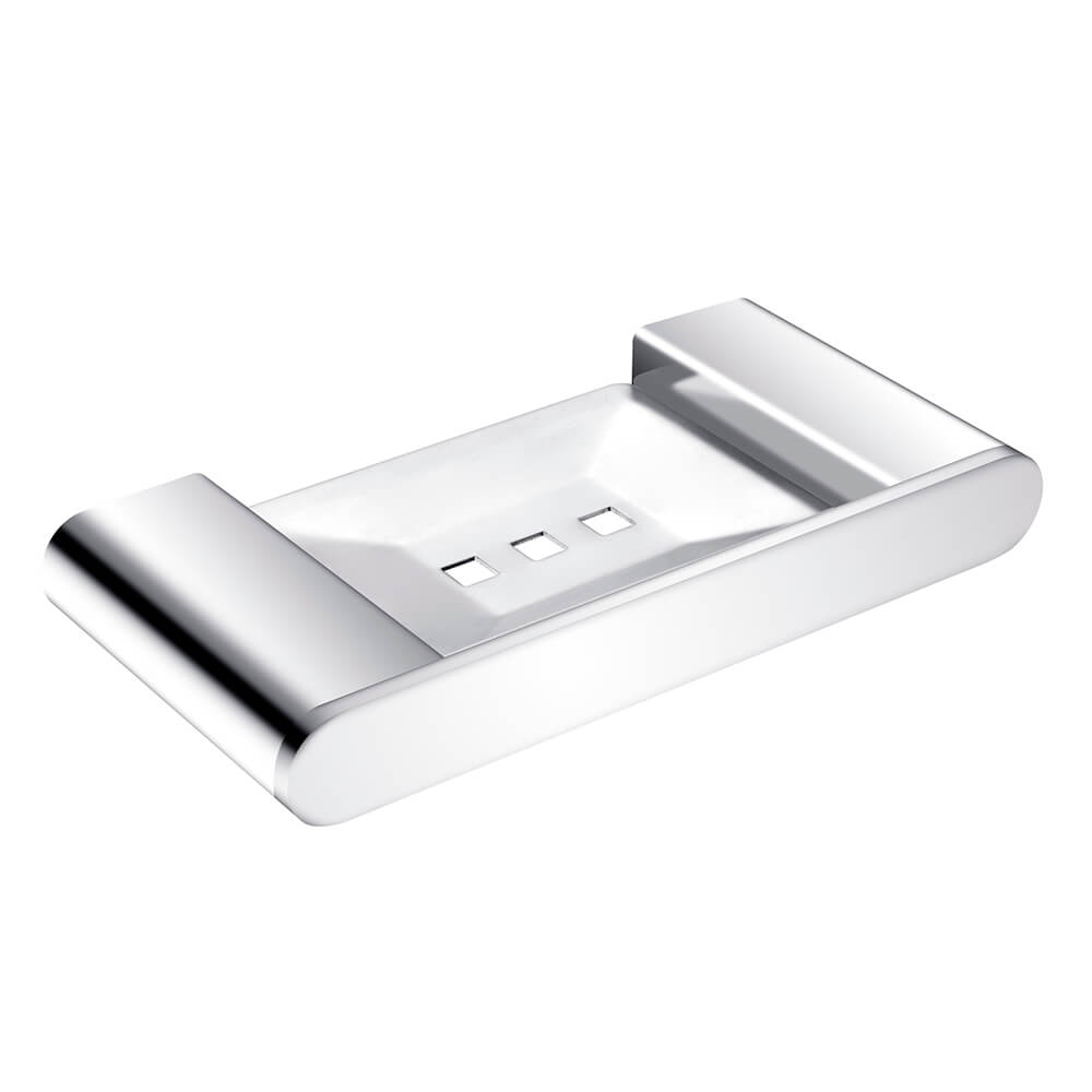 Nero Bianca Metal Soap Dish