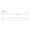 Nero Bianca Towel Rail gallery image