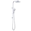 Nero Bianca Twin Shower Rail Set