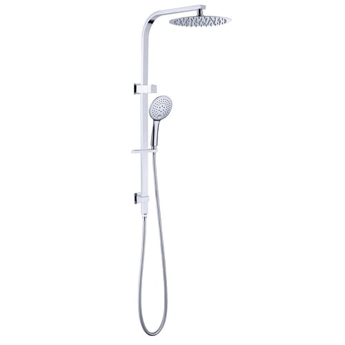 Nero Bianca Twin Shower Rail Set