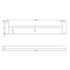 Nero Celia Double Towel Rail gallery image