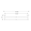 Nero Dolce Double Towel Rail gallery image