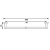 Nero Dolce Towel Rail gallery image