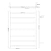 Nero Dolce Wall Mount Non Heated Towel Ladder gallery image