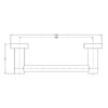 Nero Mecca Hand Towel Rail gallery image