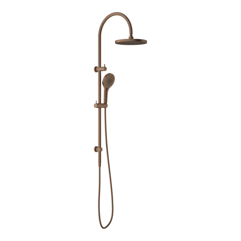 Nero Opal Twin Shower Rail Set