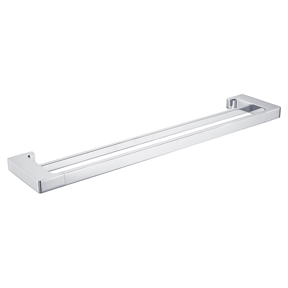 Nero Pearl Double Towel Rail