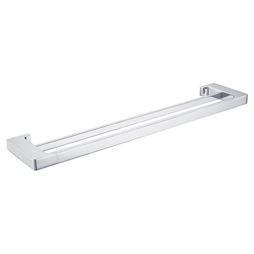 Nero Pearl Double Towel Rail