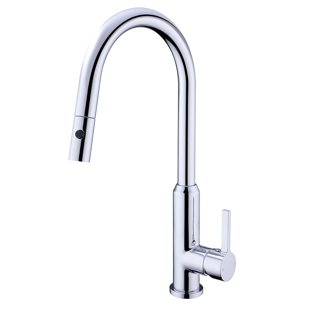 Nero Pearl Goose Neck Pull Out Sink Mixer With Veggie Spray