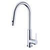 Nero Pearl Goose Neck Pull Out Sink Mixer With Veggie Spray