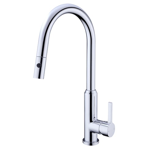 Nero Pearl Goose Neck Pull Out Sink Mixer With Veggie Spray