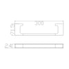 Nero Pearl Hand Towel Rail gallery image