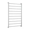 Polished Stainless Steel Straight / Round 10 Bar Heated Towel