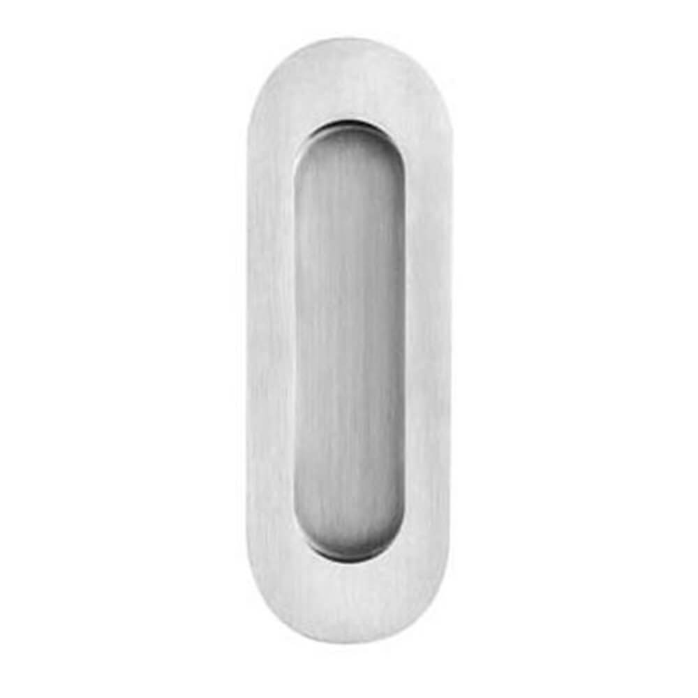 Signature Hardware Oval Sliding Door Flush Pull