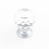25mm Trans Crystal Polished Chrome