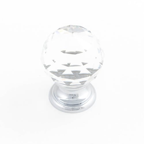 25mm Trans Crystal Polished Chrome