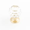 25mm Trans Crystal Polished Gold