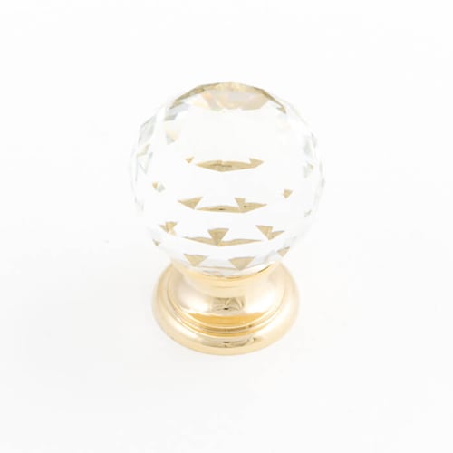 25mm Trans Crystal Polished Gold
