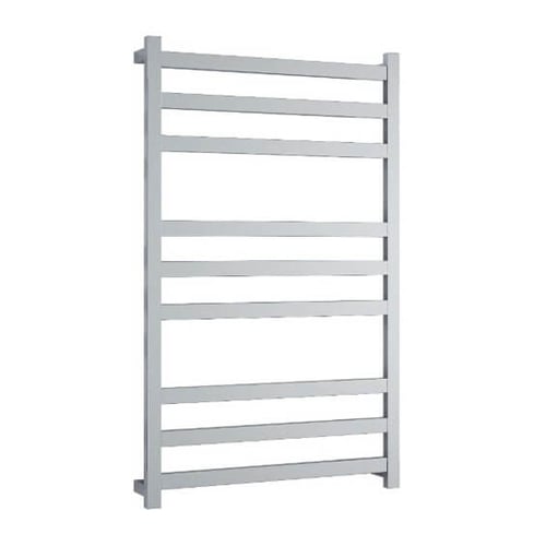 Square / Flat 9 Bar Heated Towel Ladder