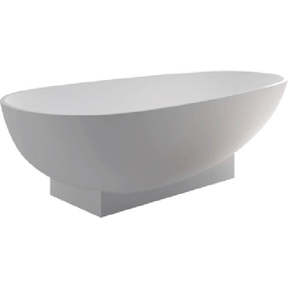 Stone Lagoona Oval Free Standing Bathtub