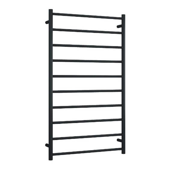 Straight / Round 10 Bar Heated Towel Ladder 2