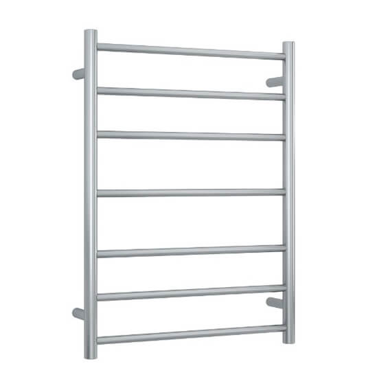 Straight / Round 7 Bar Heated Towel Ladder