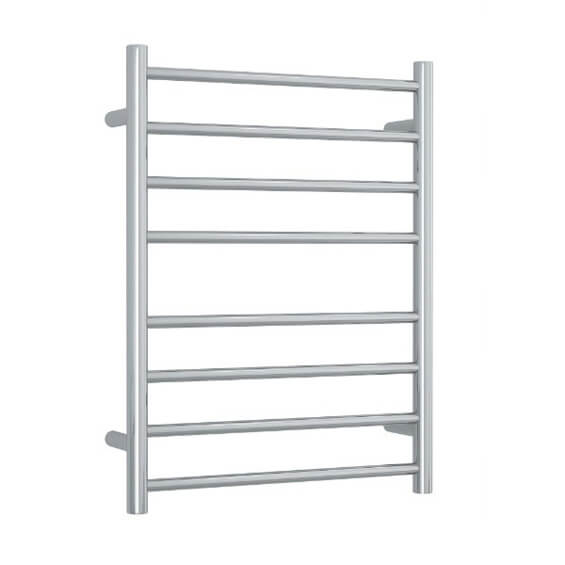 Straight / Round 8 Bar Heated Towel Ladder 2