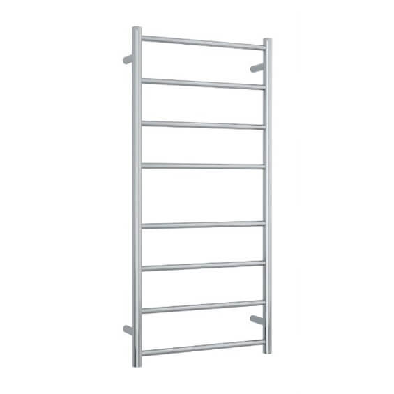 Straight / Round 8 Bar Heated Towel Ladder
