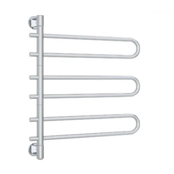 Straight / Round Swivel 6 Bar Heated Towel Ladder