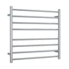 Straight / Round Wide 8 Bar Heated Towel Ladder