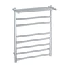 Straight / Round With Shelf 7 Bar Heated Towel Ladder