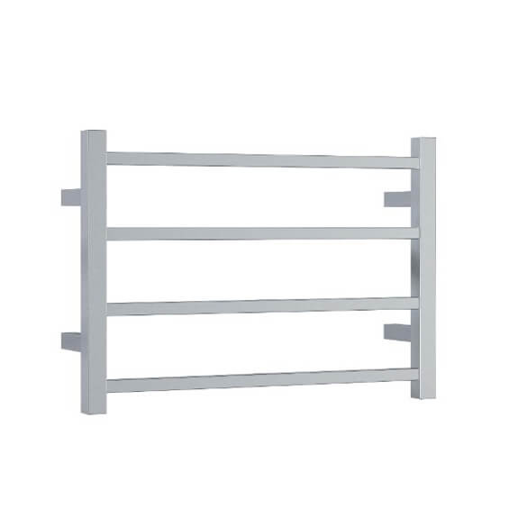 Straight / Square 4 Bar Heated Towel Ladder