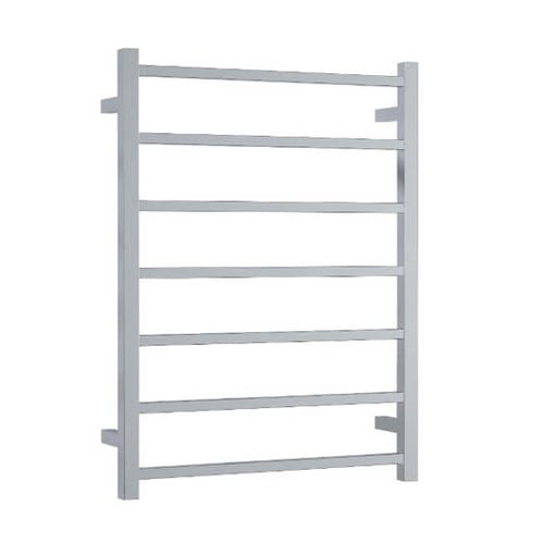 Straight / Square 7 Bar Heated Towel Ladder