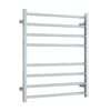 Straight / Square 8 Bar Heated Towel Ladder