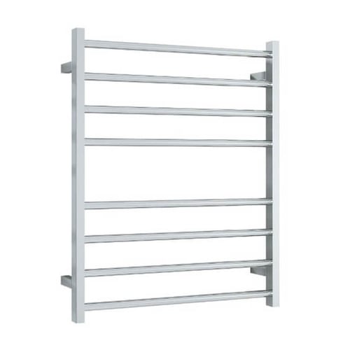 Straight / Square 8 Bar Heated Towel Ladder
