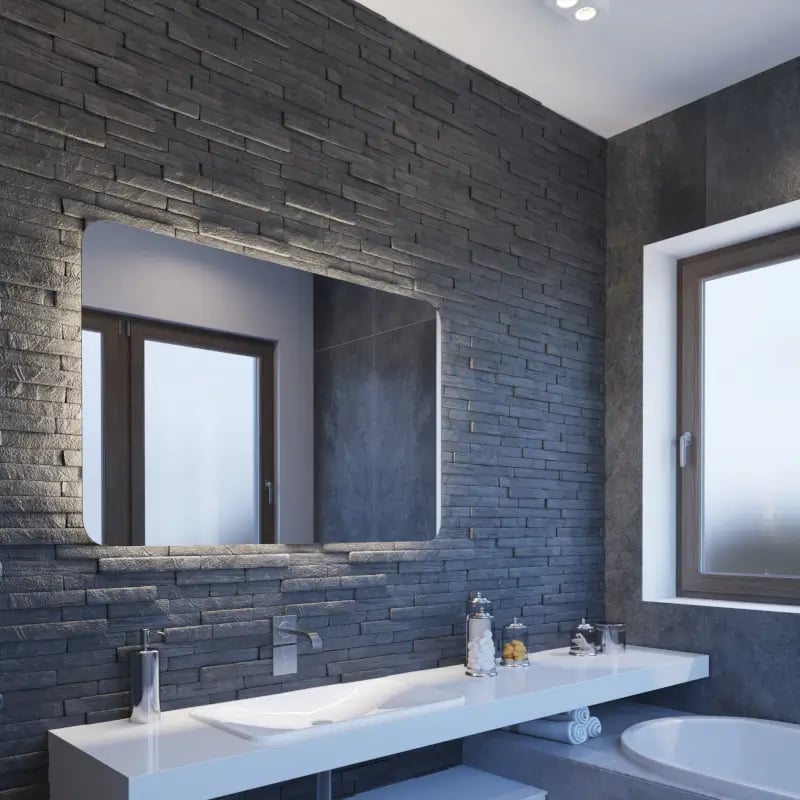 Thermo Group SSC128C Premium SSC Range Back-Lit Mirror
