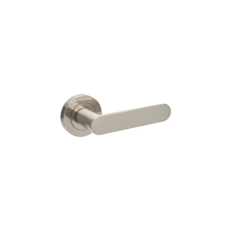 Zanda Brushed Nickel Duke Lever On Round Rose