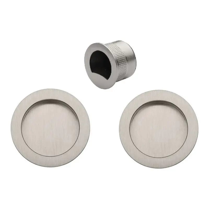 Zanda Brushed Nickel Visca Sliding Door Hardware