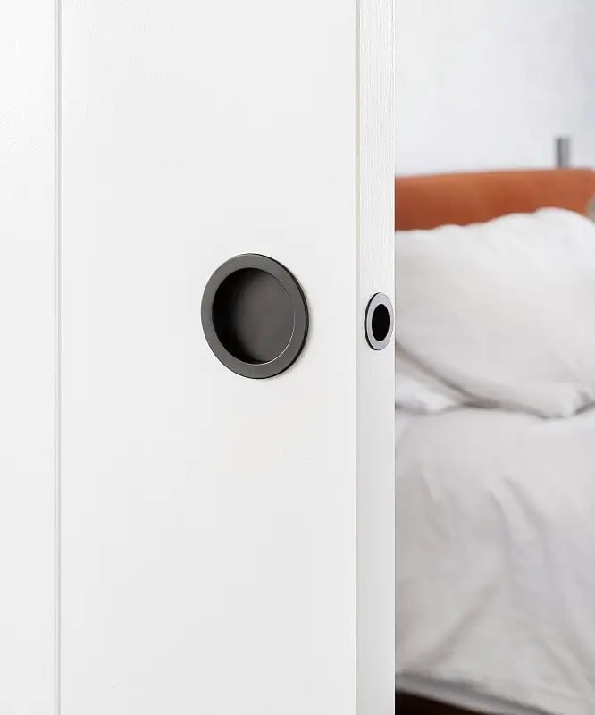 Zanda Graphine Nickel Visca Sliding Door Hardware